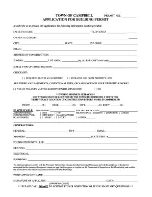 campbell ca building permits.